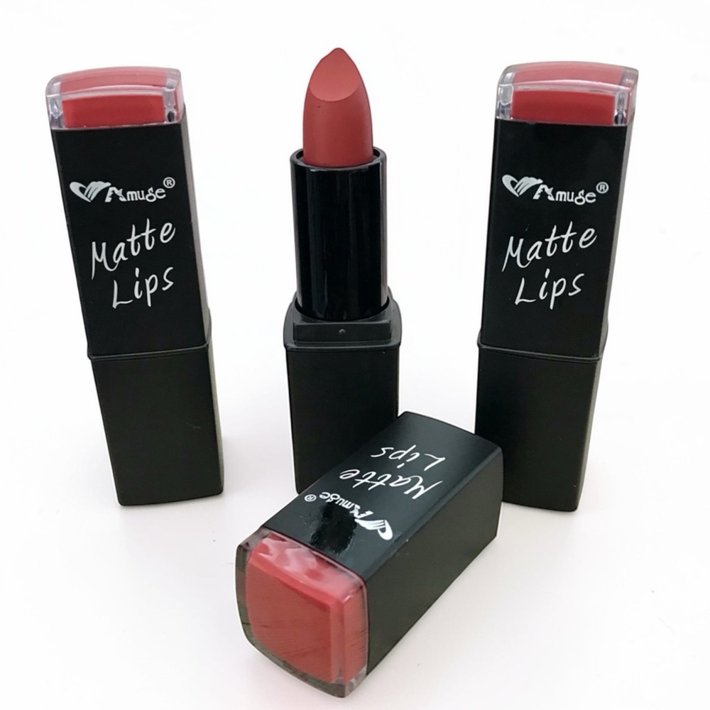 🆕3pcs Amuse Matte Lips Lipstick